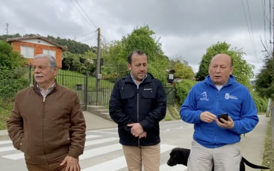 Municipalidad refuerza seguridad vial en Panguipulli Alto con nueva señalización y mejoras en tránsito